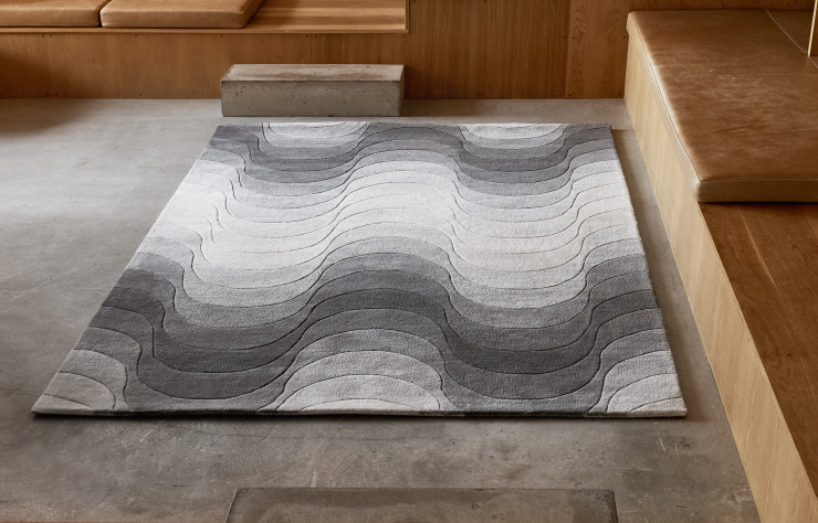 Tapis « Wave » de Verner Panton (1974).