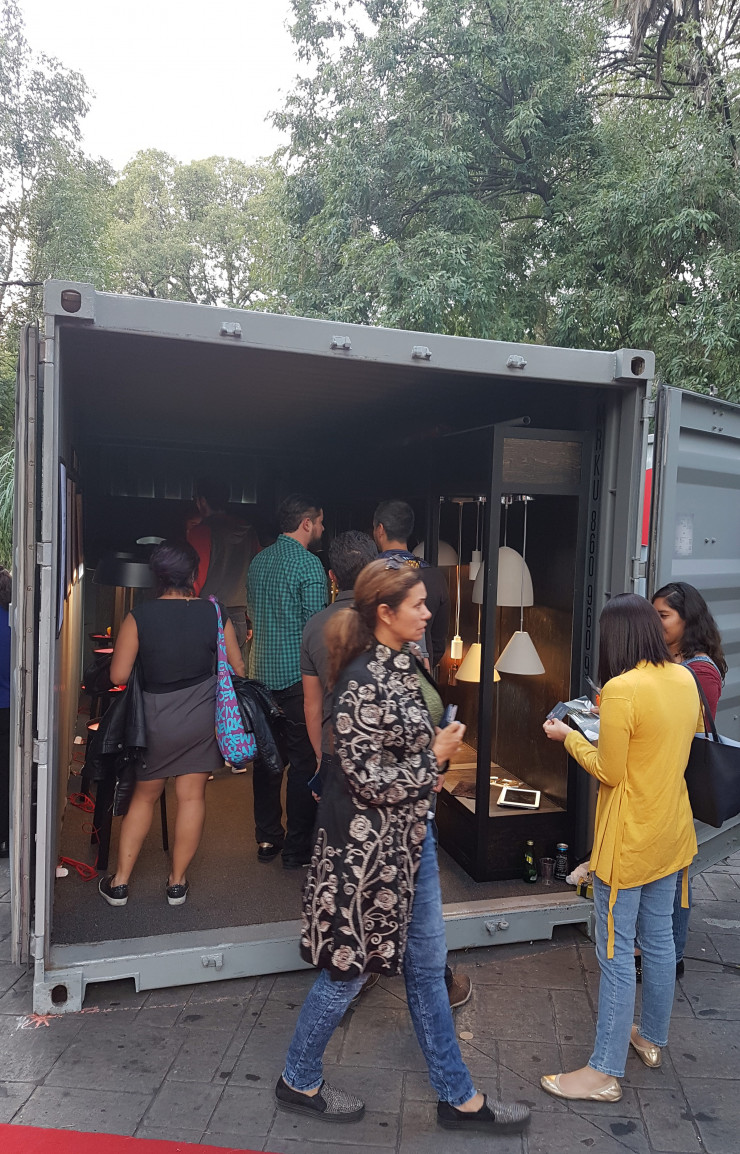 L’événement Contenido permettait à des jeunes designers d’exposer leur travail au public dans un parc de la ville.