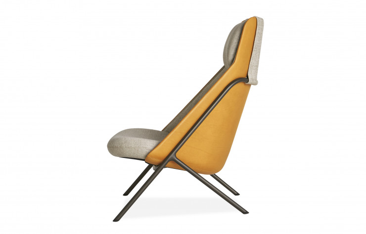 Le fauteuil Blanche (Arflex Japan, 2017), incarnation de la french touch en Asie.