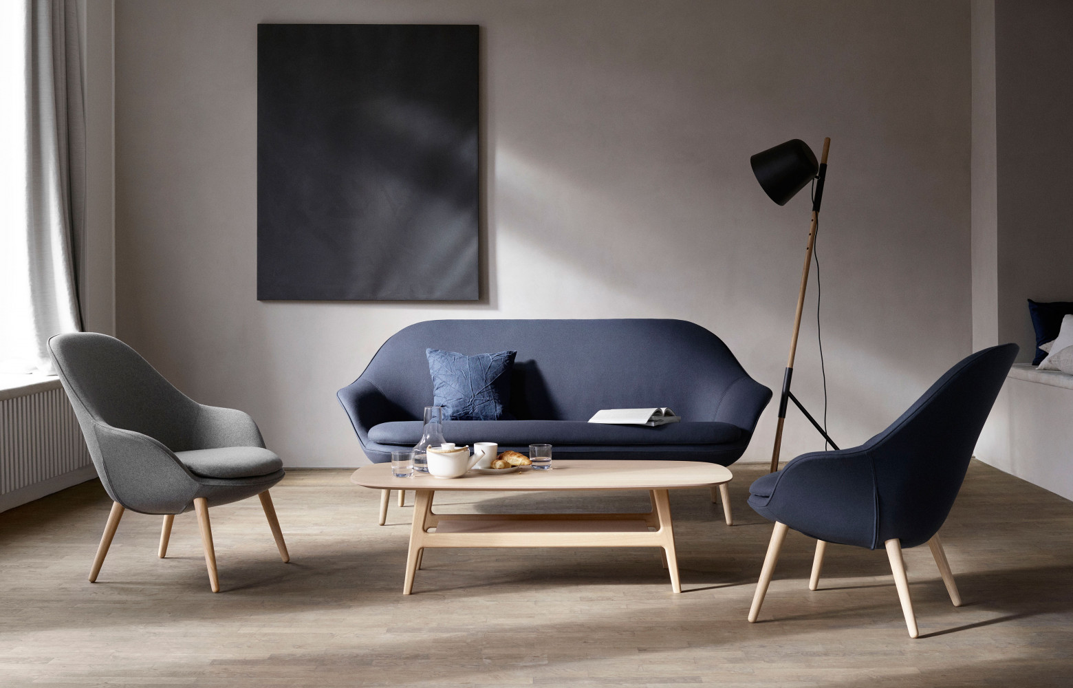 Fauteuil et canapé « Adelaide », design Henrik Pedersen, à partir de 1 499 € et 1...