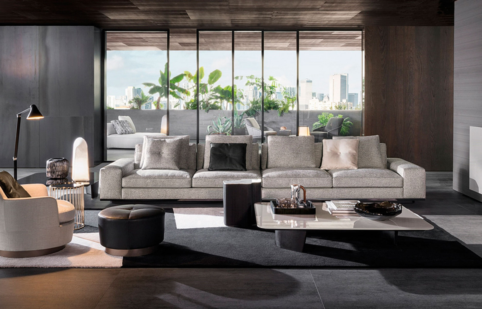Lawrence, design Rodolfo Dordoni, à partir de 12 380 €. Minotti.