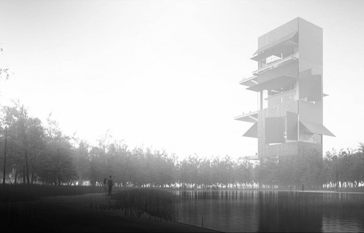 Ateliers Jean Nouvel, Artists Garden, Qingdao, China.