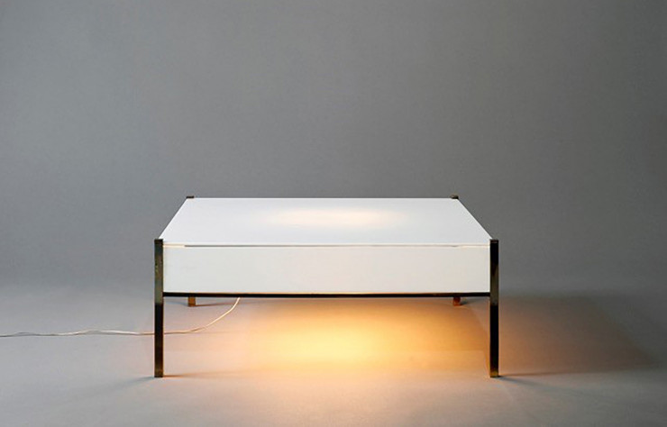 Table basse lumineuse « G35 » d’ARP, édition Pierre Disderot (1955).