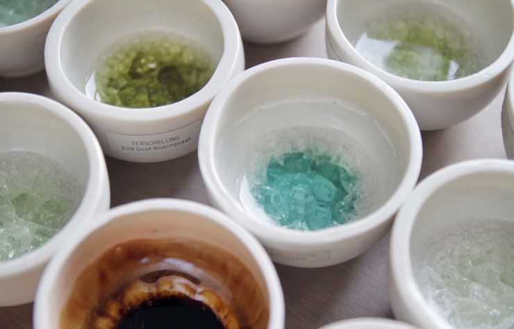 Les déclinaisons de verre offertes par les différents échantillons enrichissent continuellement la palette de l’Atelier NL.