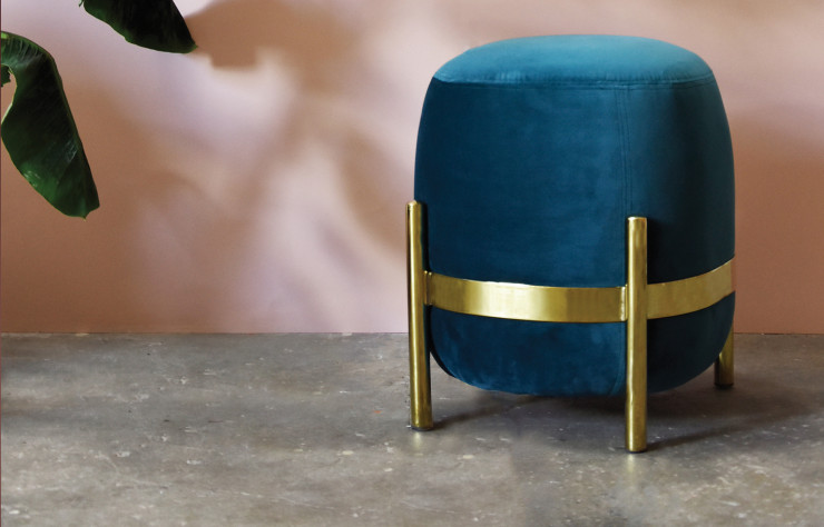 Pouf « Vega » conçu par Numéro111 pour ENOstudio.