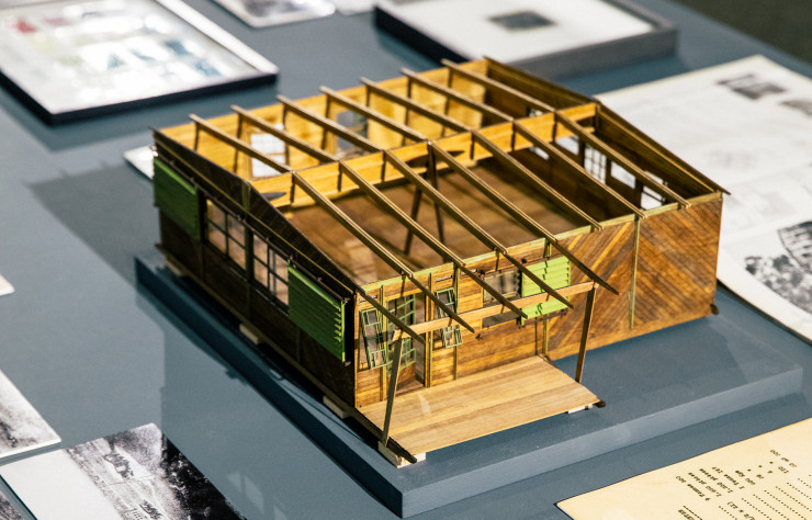 L’exposition présente également les projets non construits de l’architecte.
