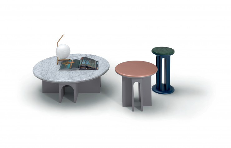 Tables « Arcolor » de Jaime Hayon pour Arflex.