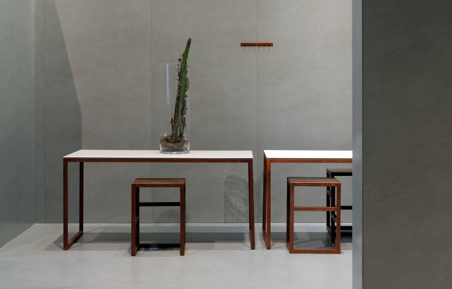 Plaque céramique pour sol, mur et façade, collection « Seta », 100 x 300 cm, épaisseur 3...