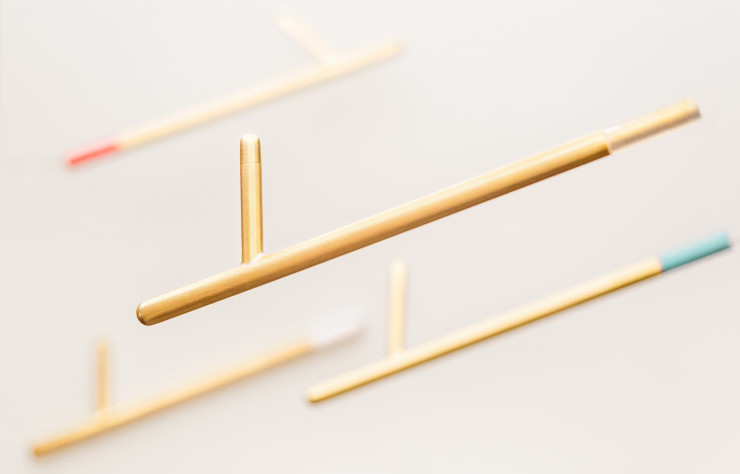 Le Sifflu est fabriqué en laiton à Nice, dans les ateliers de Stéphanie Marin.