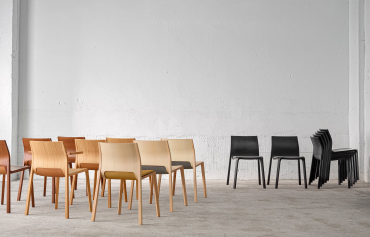 Chaises Contour de Ben Van Berkel/Unstudio (Ondaretta).