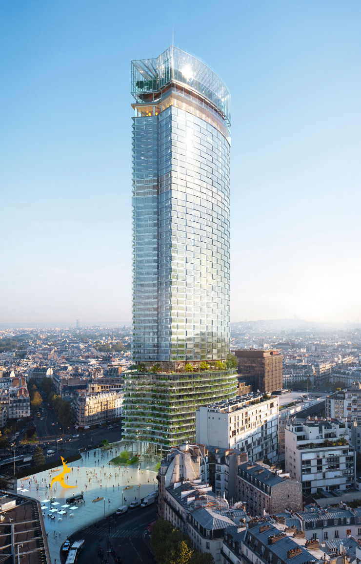 Faire de la Tour Montparnasse une icône de la révolution énergétique du XXIe siècle ? C’est l’ambition des Français de Nouvelle AOM, lauréats du concours.