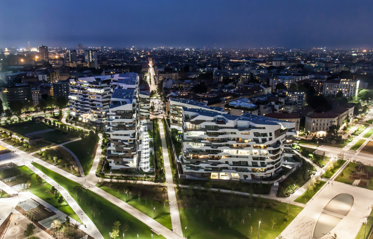 Les résidences de Zaha Hadid s’intègrent dans la continuité des tracés historiques.