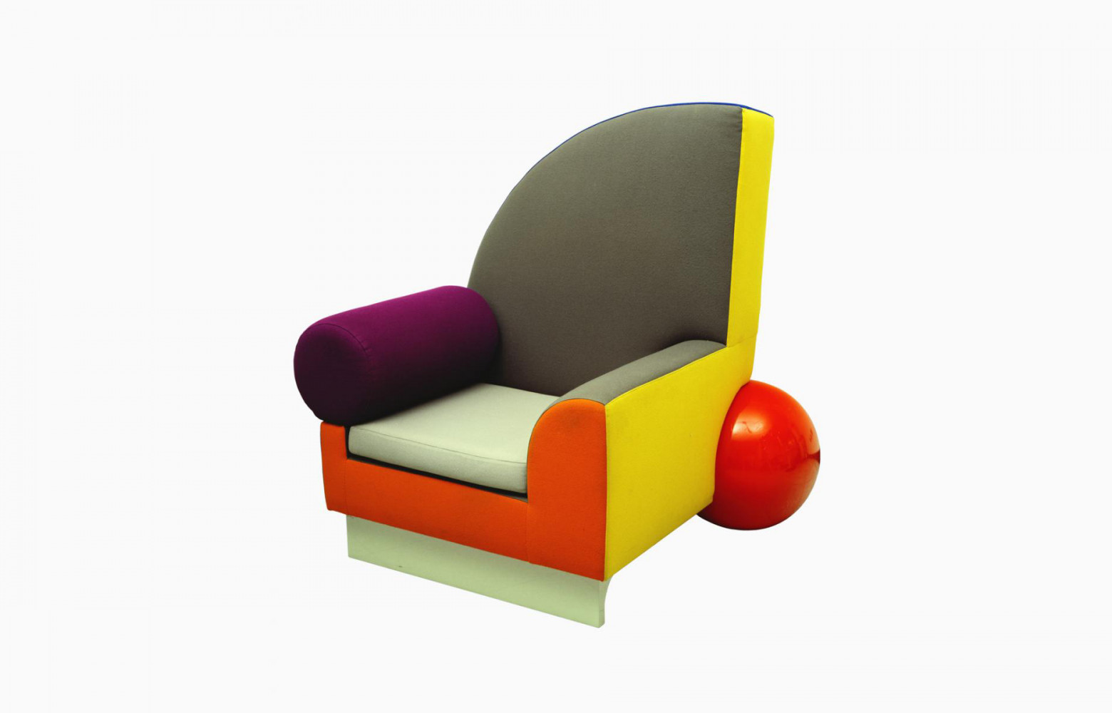 Fauteuil « Bel Air ». Design Peter Shire (1981). Memphis Milano.