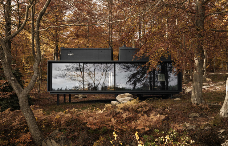 Immergé dans la nature, le Vipp Shelter offre un calme assuré (1 000 € la nuit).
