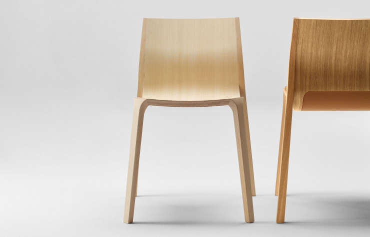 La chaise Contour, de l’architecte néerlandais Ben Van Berkel.