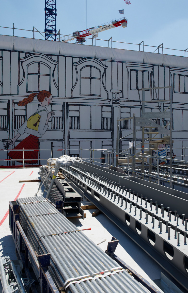 Le chantier de la Samaritaine.