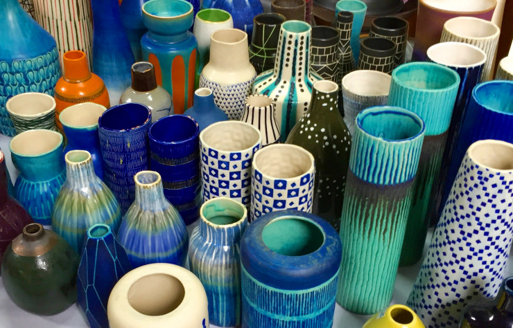 Porcelaines chinées à Chang Maï par Sentou.