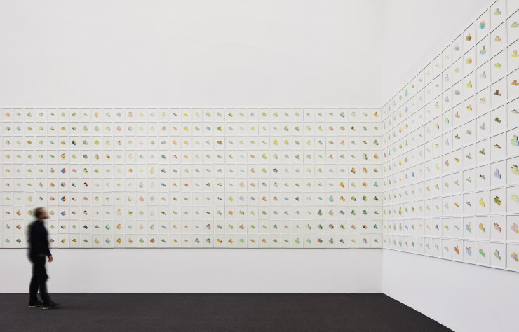 Un échantillon des 729 aquarelles réalisées par le duo d’architectes chiliens de Pezo von Ellrichshausen.