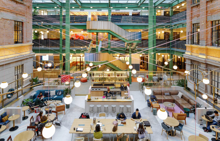 Bureaux WeWork par Line House et WeWork.