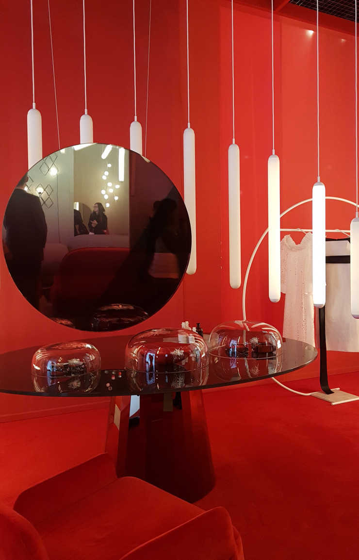 Coiffeuse de l’exposition Das Haus, la maison idéale vue par la designer Lucie Koldova.