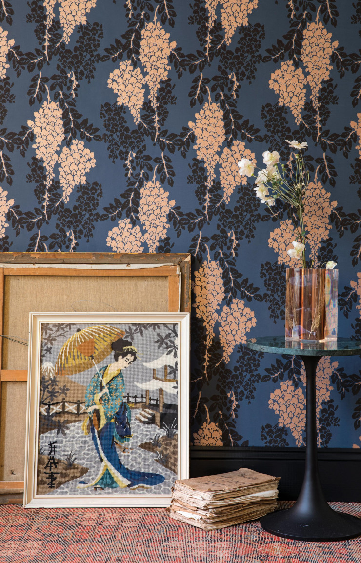 … ou Stiffkey Blue et Black Blue à une teinte cuivrée sur-mesure.