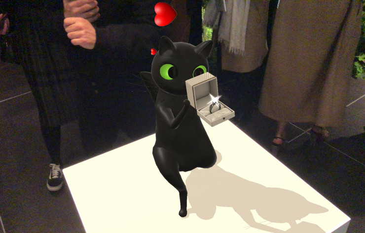 Wladimir, le chat fétiche de la maison Boucheron.
