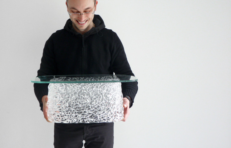 Prototype de table Macramé en fil de verre (Fiam Italia, 2012).