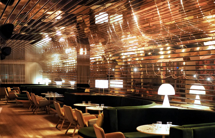 Le Luxalon permet de créer une atmosphère enveloppante dans le Belair.