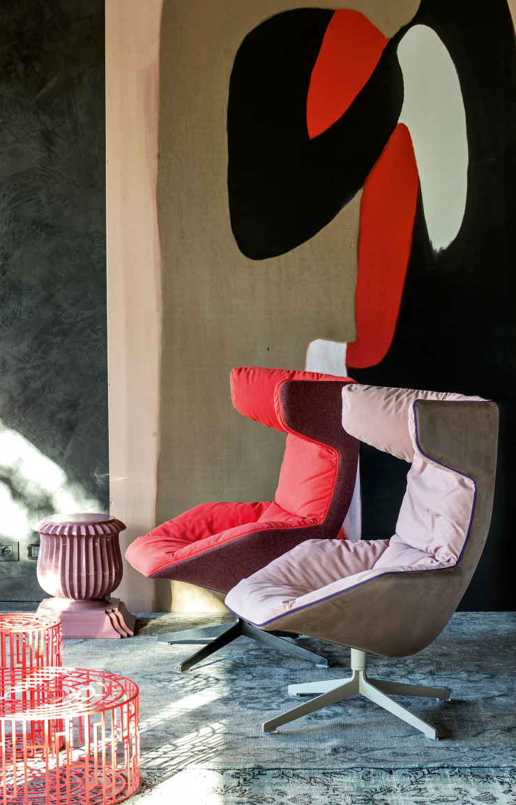 Le fauteuil de la collection « Take a Line for a Walk » d’Alfredo Häberli.