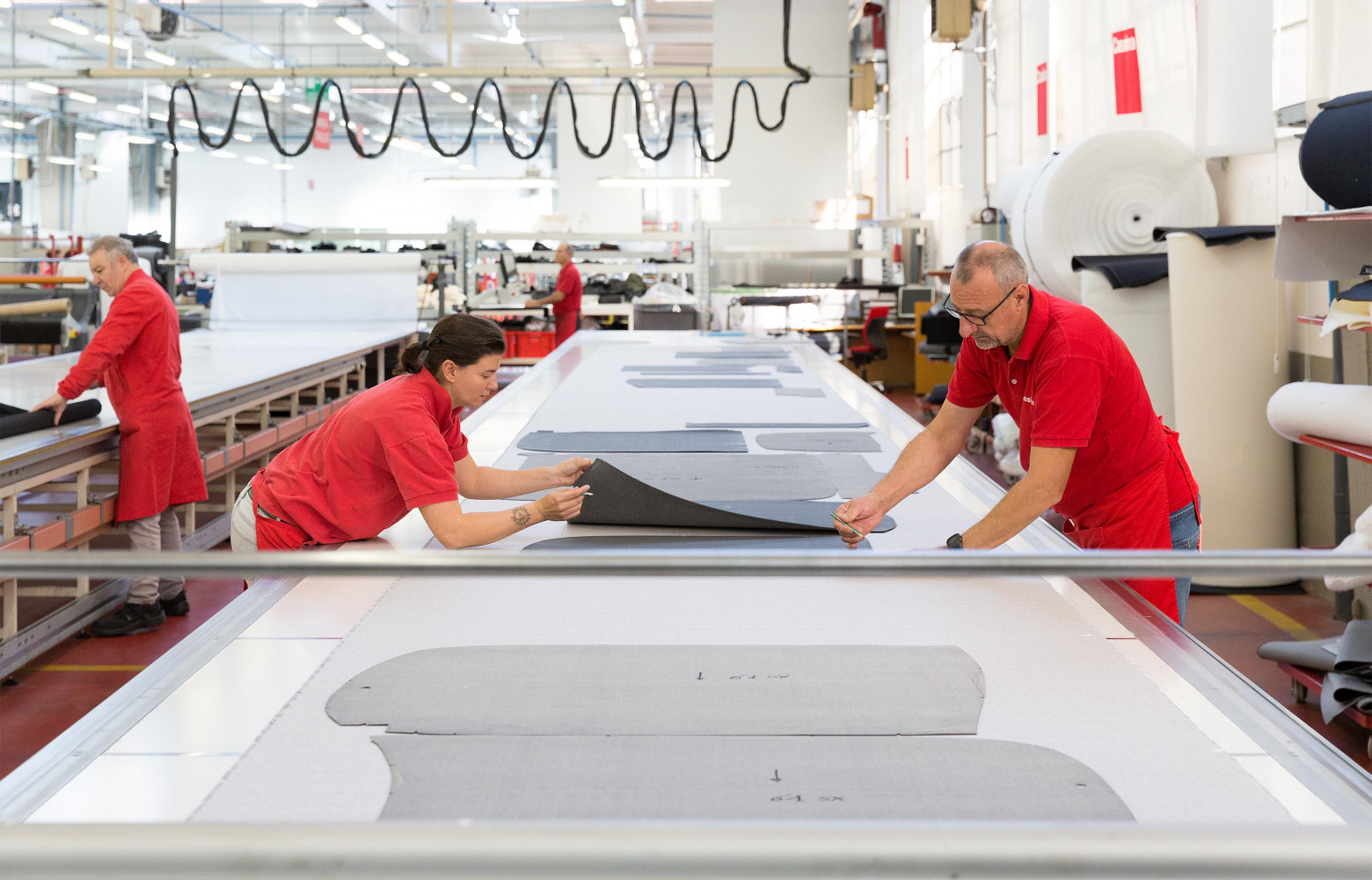 Limiter les déchets fait aussi partie de la philosophie maison et toute découpe de pièce est optimisée.