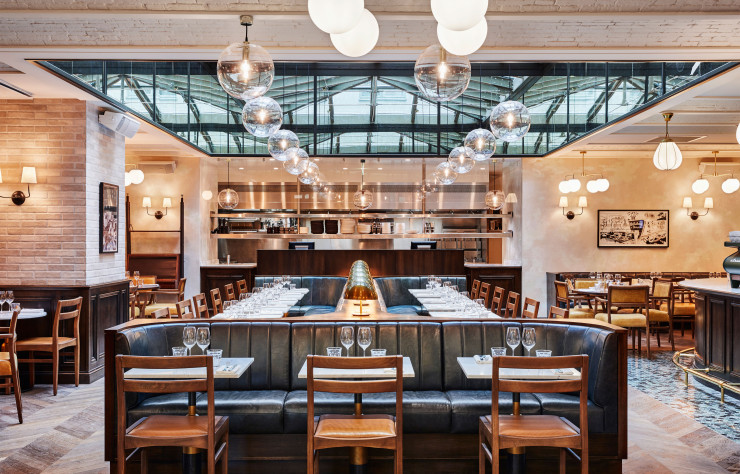 Le Rivié est une brasserie lumineuse mariant les produits du terroir.