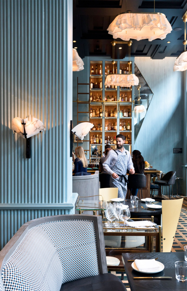 Au Proper Hotel, dans le quartier de Mid-Market : un festival de motifs, de matières, de textures, où se presse la faune créative de la ville.