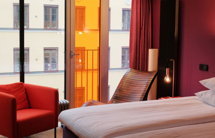 L’hôtel Hellstens Glashus.
