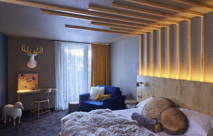 La chambre double est disponible à partir de 80 €.