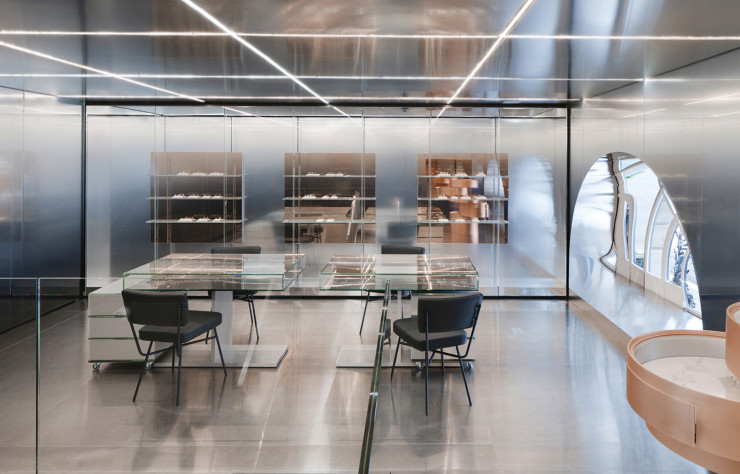 La boutique Repossi de la place Vendôme, signée par OMA en 2016.