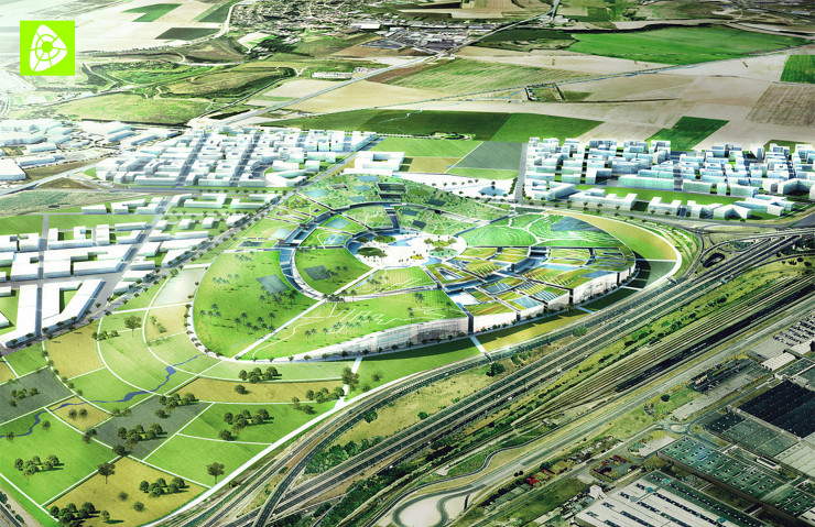 EuropaCity, un projet de 80 hectares supervisé par l’agence BIG (Bjarke INgels Group).