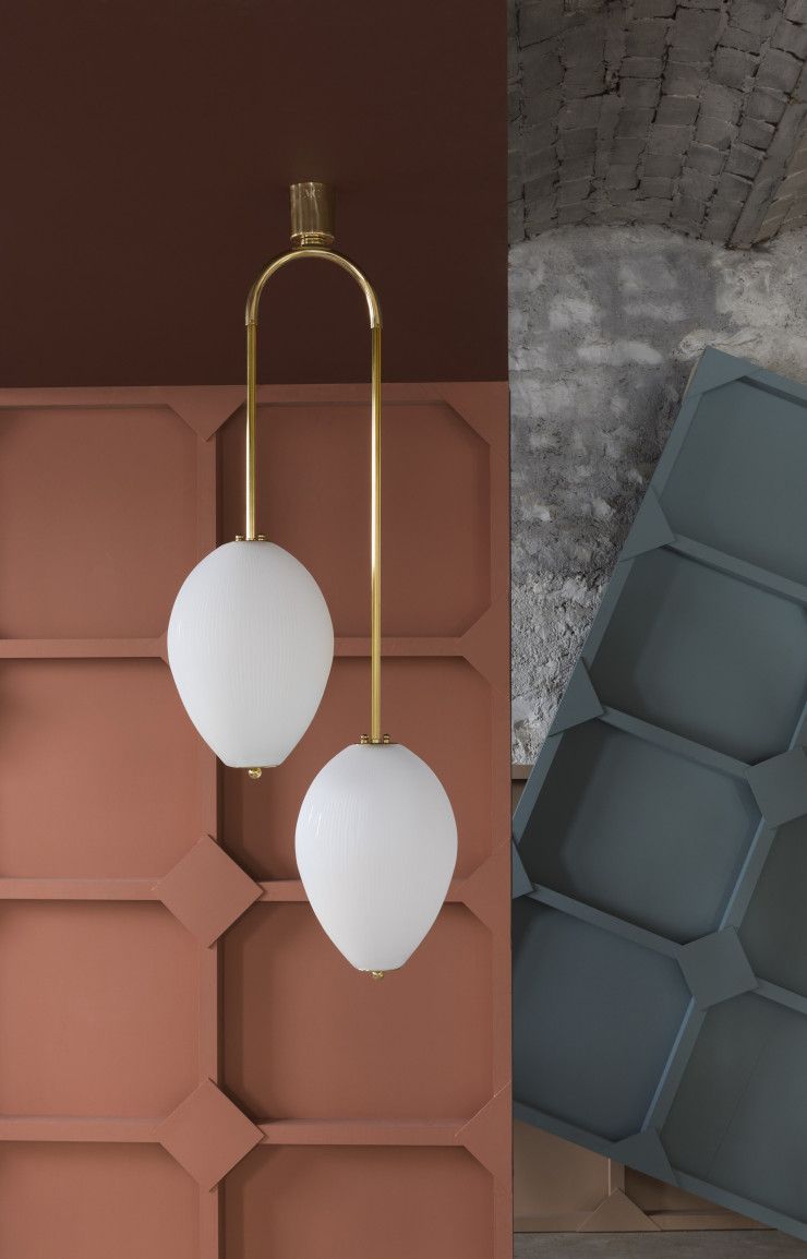 Lustre « China 10 », en version ivoire.