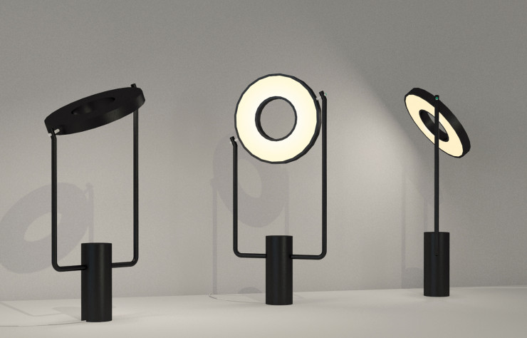 Lampes Hiraki de Charlotte Petitpierre.