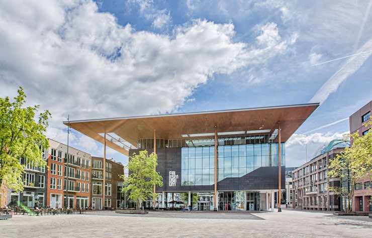 Le Fries Museum est implanté en plein cœur de Leeuwarden.