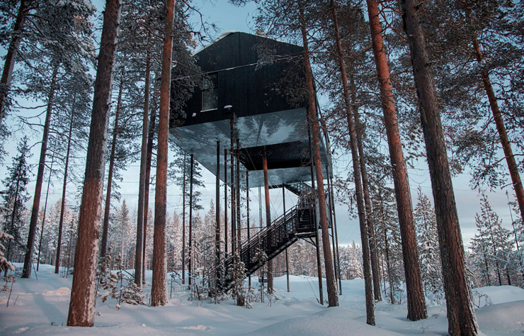 The 7th room, habillée d’un trompe-l’œil pour se fondre toujours plus dans le paysage.