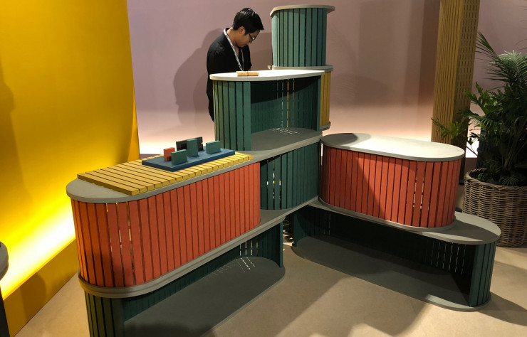 Système modulable « Pop-up », conçu et édité par Nathan Yong.
