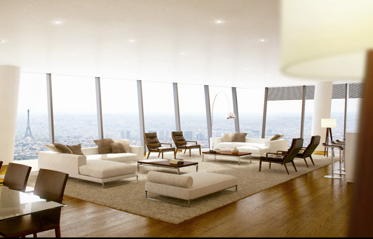 Avec leur vue panoramique, les appartements privés ne devraient pas avoir de mal à séduire les investisseurs fortunés.