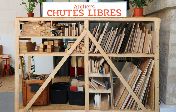 Un aperçu de la matériauthèque.