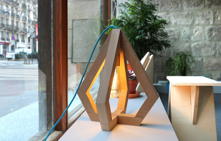 Baladeuse réalisée au cours d’un atelier de 2 heures.