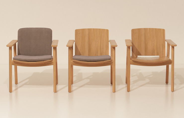 Pour plus de modularité, les coussins s’enlèvent et s’ajoutent facilement.