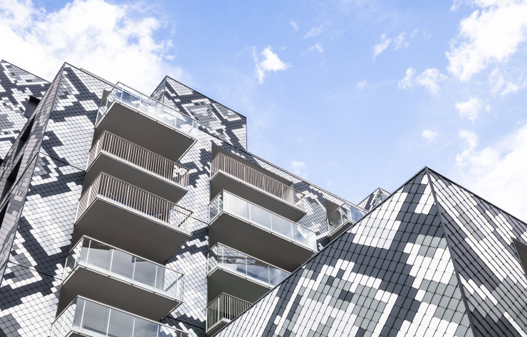 Immeuble de logements et de commerces Le Python, Grenoble (2017).