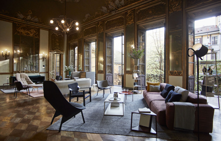 Dans les murs du Palazzo Clerici, investi par un trio inattendu.