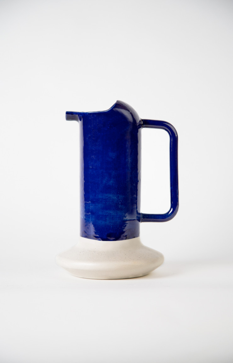 Carafe « Blöüj » en grès, de Claude Saos pour le Musée Westercamp.