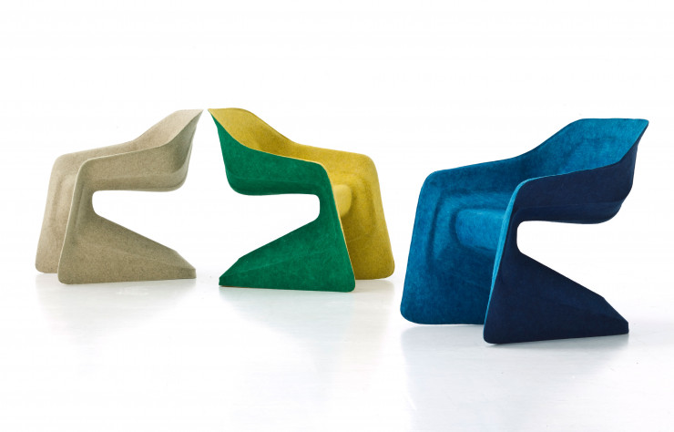 Le siège Hemp, en fibre de chanvre, développé avec BASF pour Moroso.