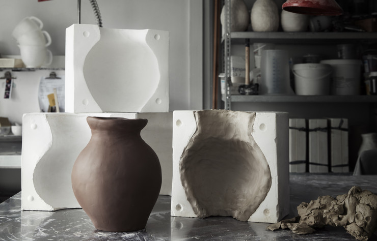 Un des moules réalisés pour les vases Industriell (IKEA).